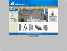 Tablet Screenshot of allancleanair.com
